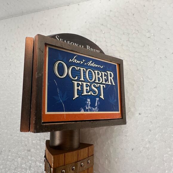 Sam Adams Seasonal October Fest Beer Tap Handle Pull - Picture 2 of 8